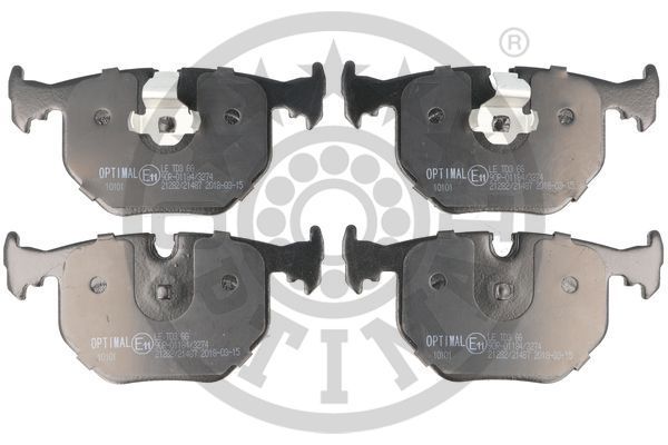 Brake Pad Set, disc brake OPTIMAL BP-10101