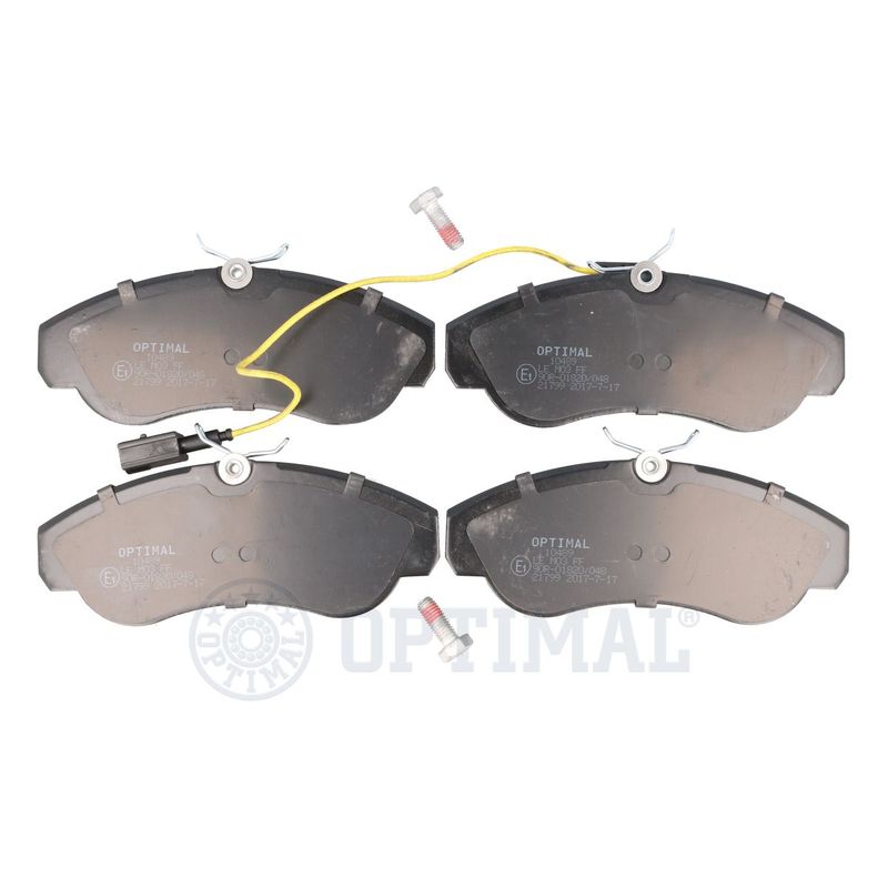 Stabdžių trinkelių rinkinys, diskinis stabdys OPTIMAL BP-10489