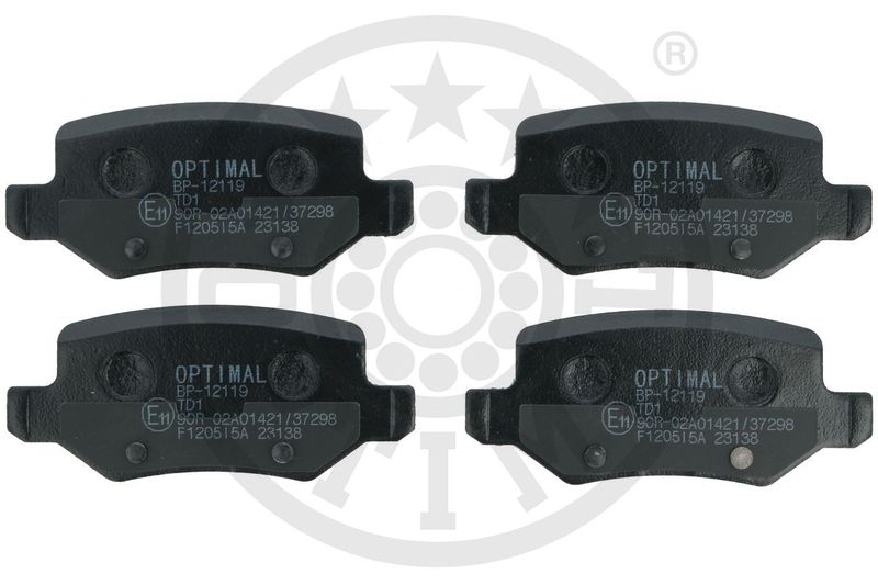 Brake Pad Set, disc brake OPTIMAL BP-12119