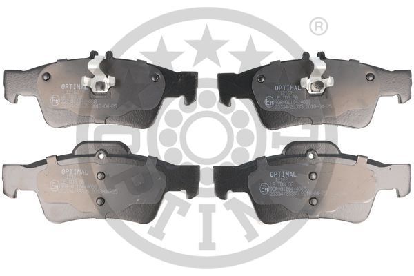 Brake Pad Set, disc brake OPTIMAL BP-12162