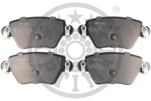 Stabdžių trinkelių rinkinys, diskinis stabdys OPTIMAL BP-12249