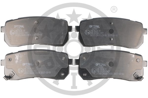 Brake Pad Set, disc brake OPTIMAL BP-12282