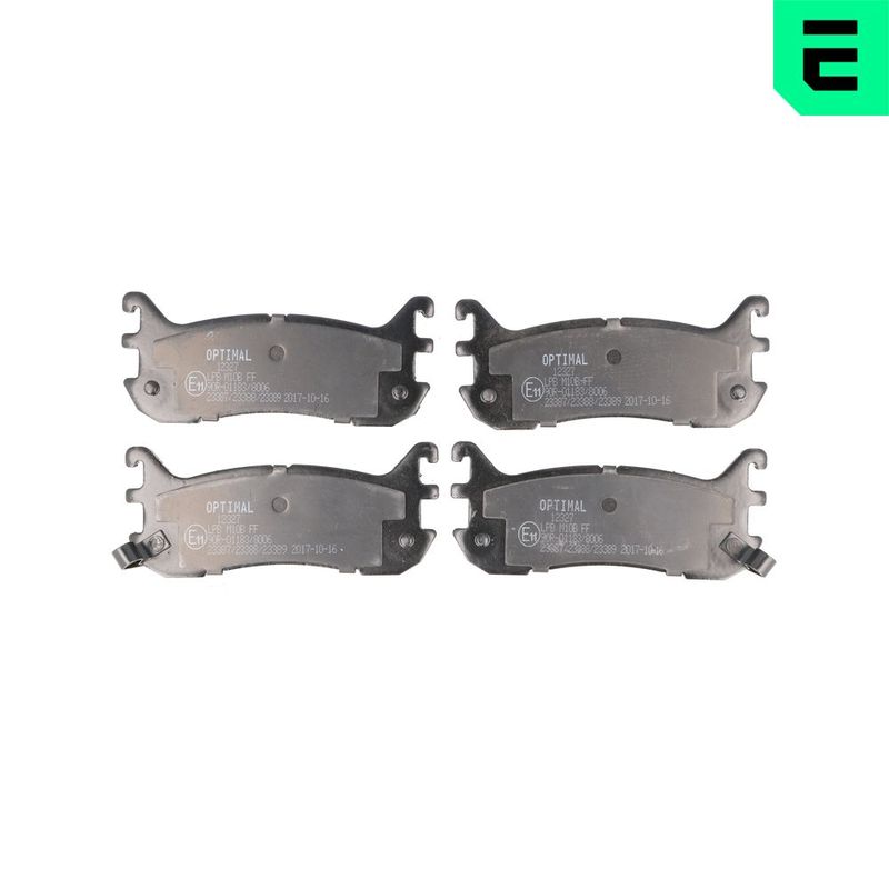 Brake Pad Set, disc brake OPTIMAL BP-12327