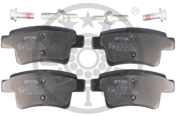 Brake Pad Set, disc brake OPTIMAL BP-12343