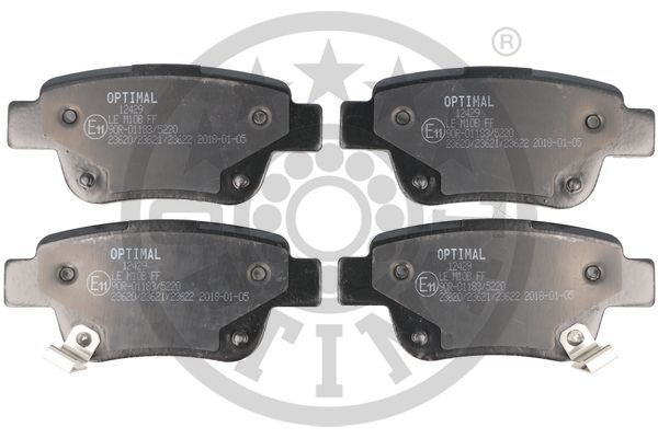 Brake Pad Set, disc brake OPTIMAL BP-12429