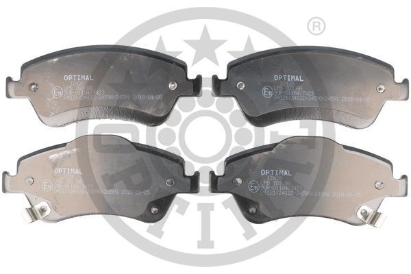 Brake Pad Set, disc brake OPTIMAL BP-12439