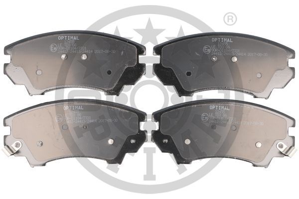 Brake Pad Set, disc brake OPTIMAL BP-12455