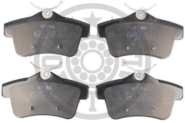 Brake Pad Set, disc brake OPTIMAL BP-12468