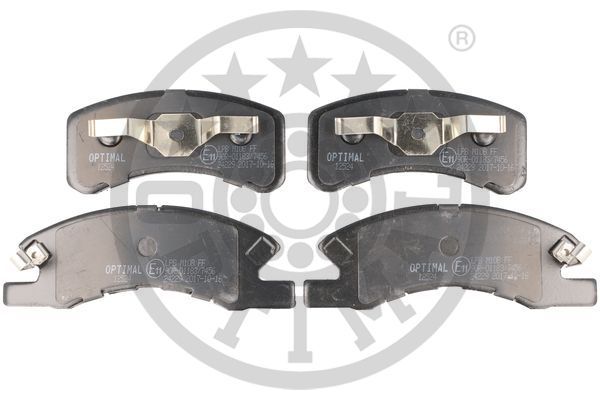 Brake Pad Set, disc brake OPTIMAL BP-12524