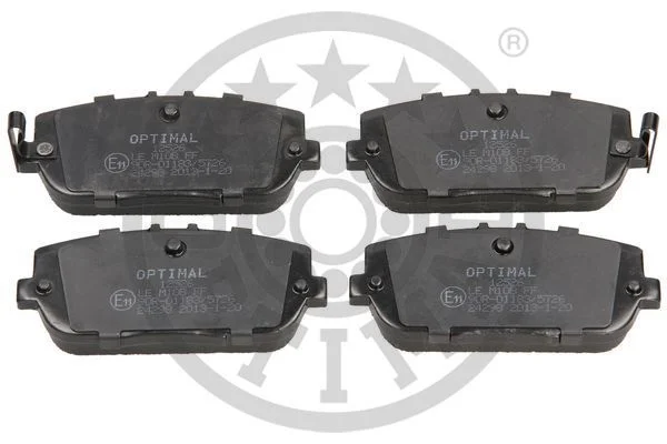 Stabdžių trinkelių rinkinys, diskinis stabdys OPTIMAL BP-12526