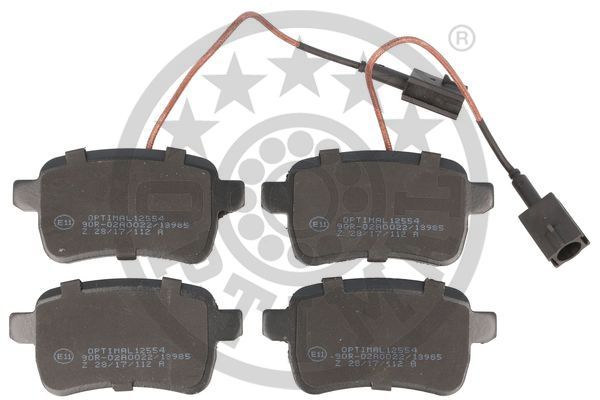 Brake Pad Set, disc brake OPTIMAL BP-12554