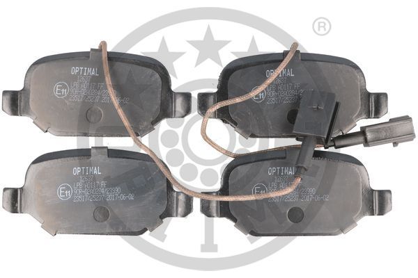 Brake Pad Set, disc brake OPTIMAL BP-12637