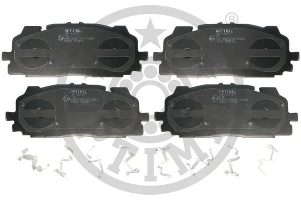 Stabdžių trinkelių rinkinys, diskinis stabdys OPTIMAL BP-12678