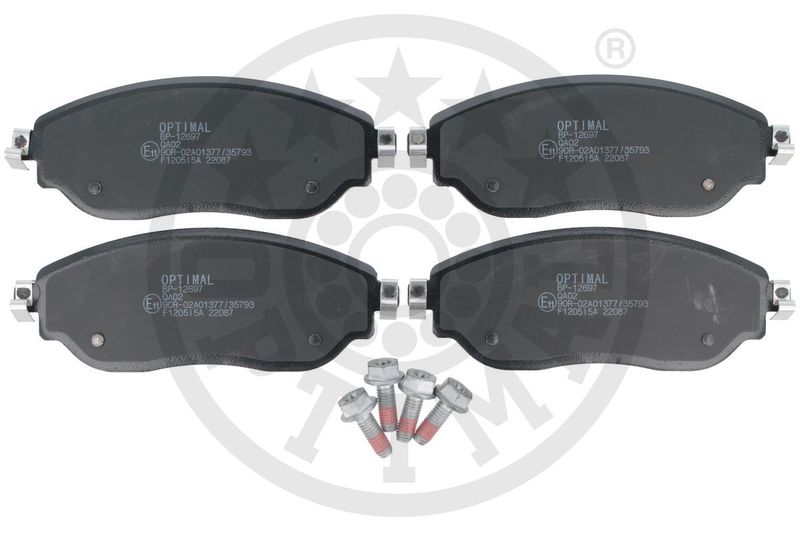 Brake Pad Set, disc brake OPTIMAL BP-12697