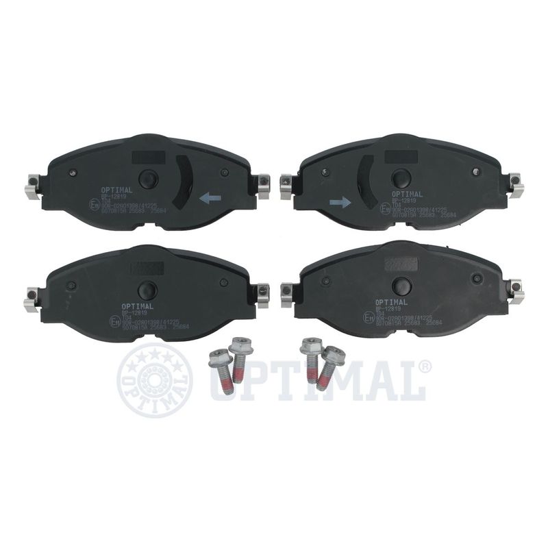 Brake Pad Set, disc brake OPTIMAL BP-12819