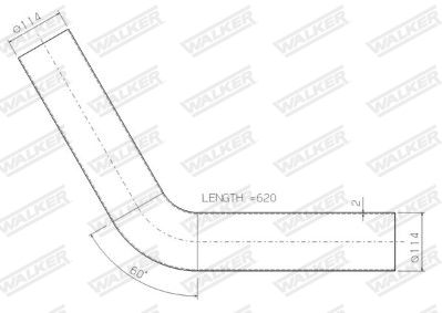 Вихлопна труба WALKER 07052