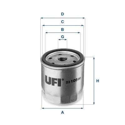 Оливний фільтр ufi 23.105.00