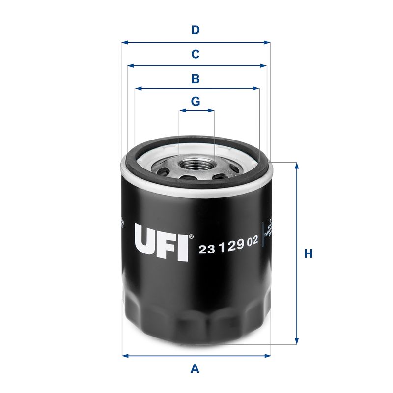 Oil Filter UFI 23.129.02