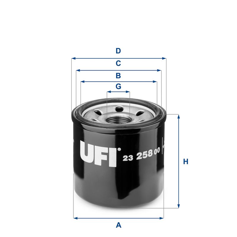 Oil Filter UFI 23.258.00