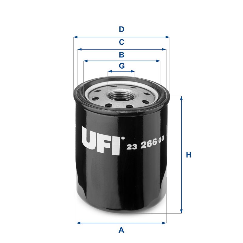 Alyvos filtras UFI 23.266.00