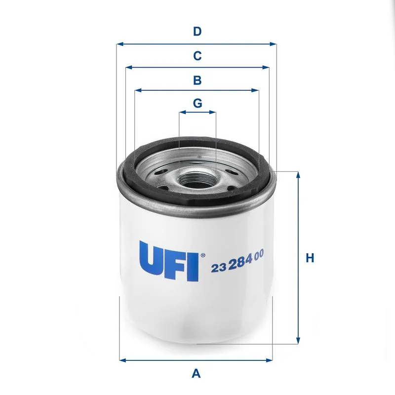 Alyvos filtras ufi 23.284.00