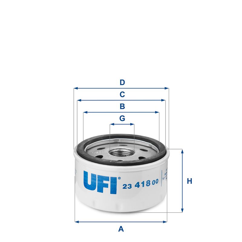 Oil Filter UFI 23.418.00