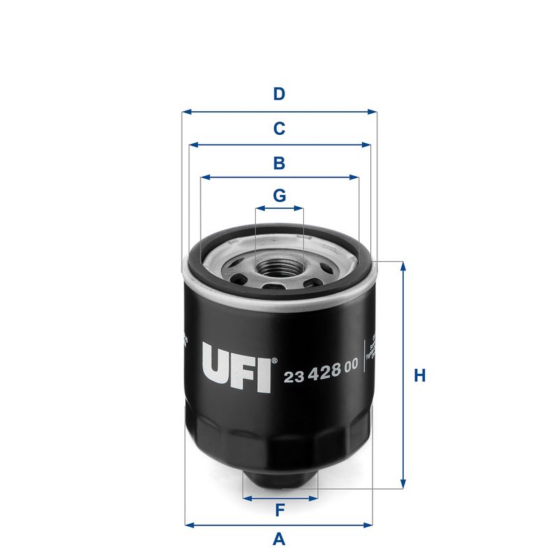 Alyvos filtras UFI 23.428.00