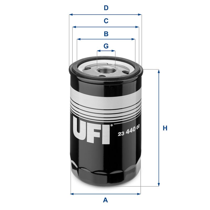 Оливний фільтр UFI 23.440.00