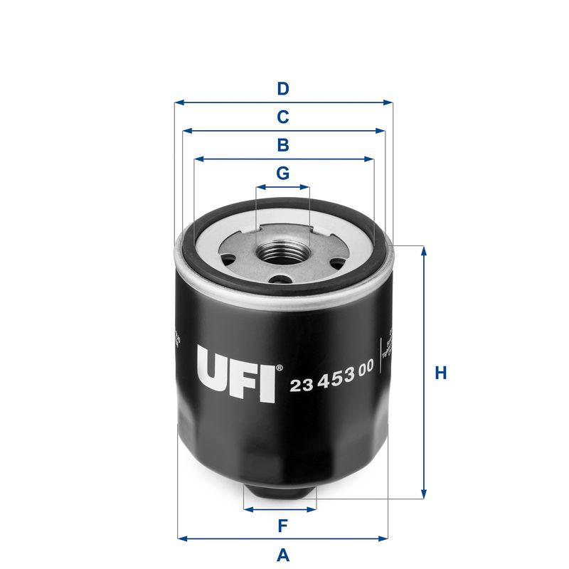 Oil Filter UFI 23.453.00