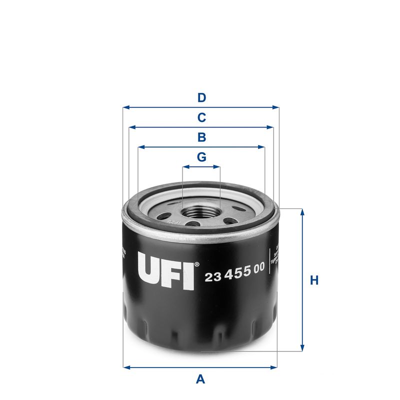 Oil Filter UFI 23.455.00