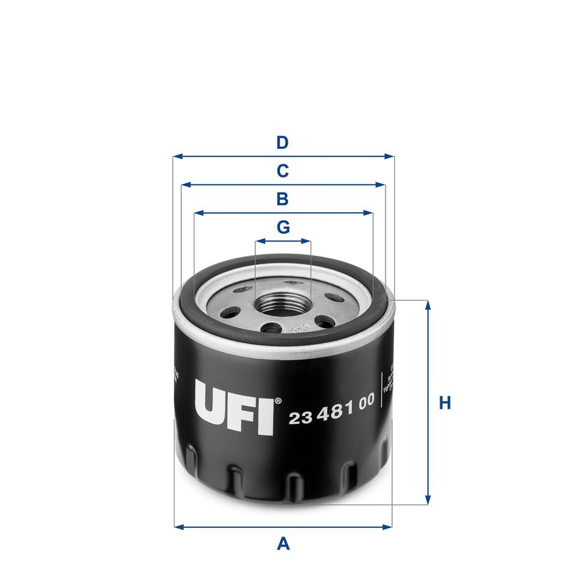 Oil Filter UFI 23.481.00