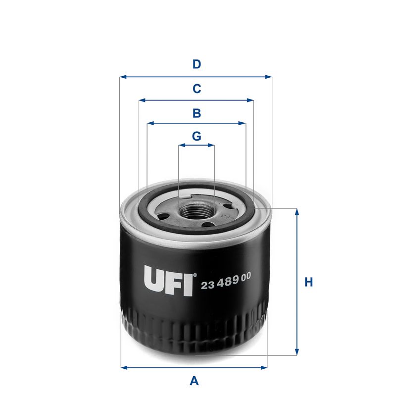 Alyvos filtras UFI 23.489.00