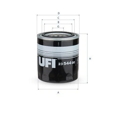Оливний фільтр ufi 23.544.00