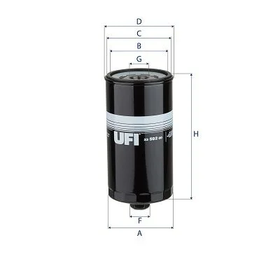 Alyvos filtras ufi 23.592.00