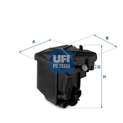 Фільтр палива UFI 24.027.00