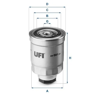 Kuro filtras ufi 24.081.00