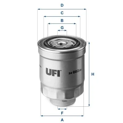 Kuro filtras ufi 24.082.00