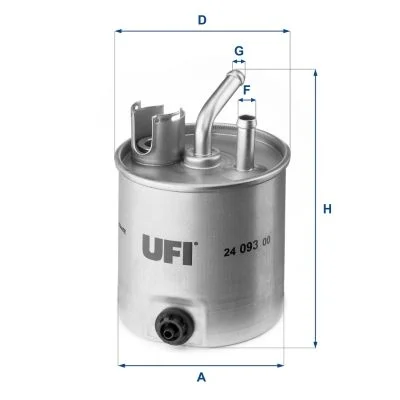 Kuro filtras ufi 24.093.00