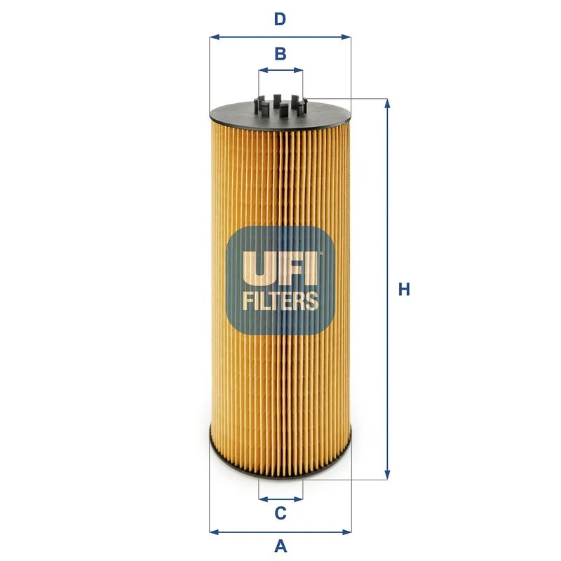 Alyvos filtras ufi 25.006.00