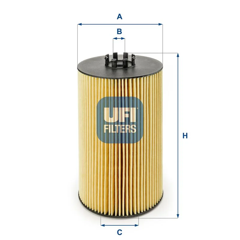 Alyvos filtras ufi 25.046.00
