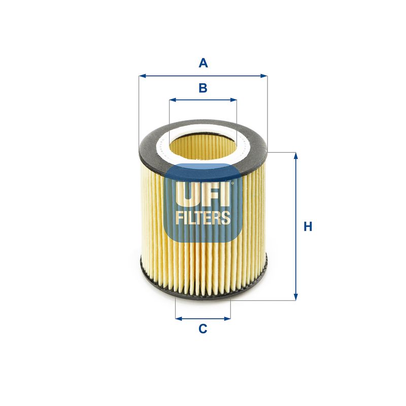 Alyvos filtras UFI 25.058.00