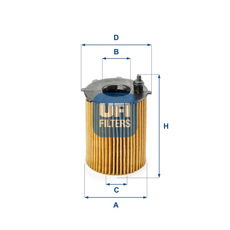 Оливний фільтр UFI 25.187.00