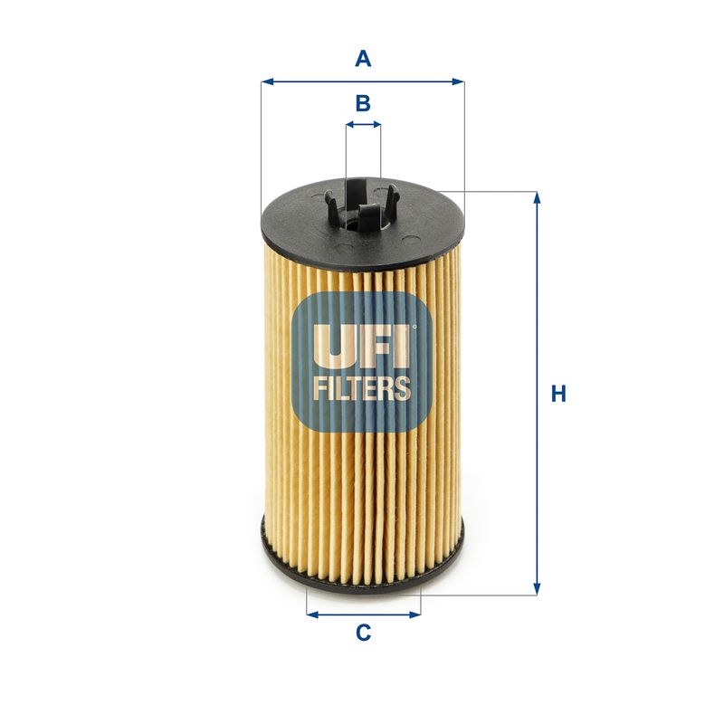 Alyvos filtras UFI 25.199.00