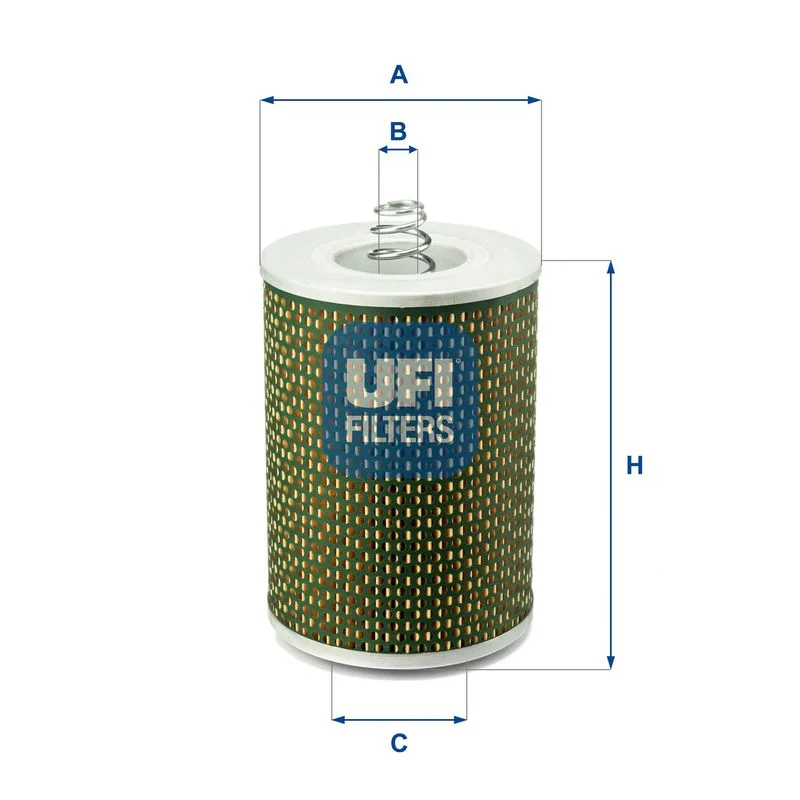 Alyvos filtras ufi 25.505.00