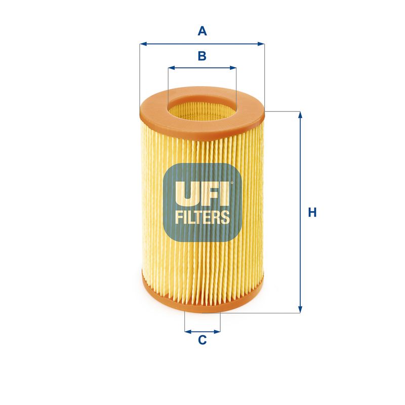 Повітряний фільтр UFI 27.386.00