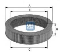 Oro filtras ufi 27.582.00