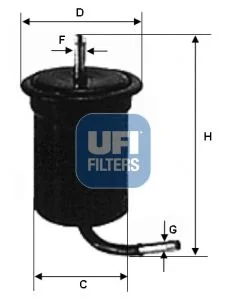 Kuro filtras ufi 31.761.00