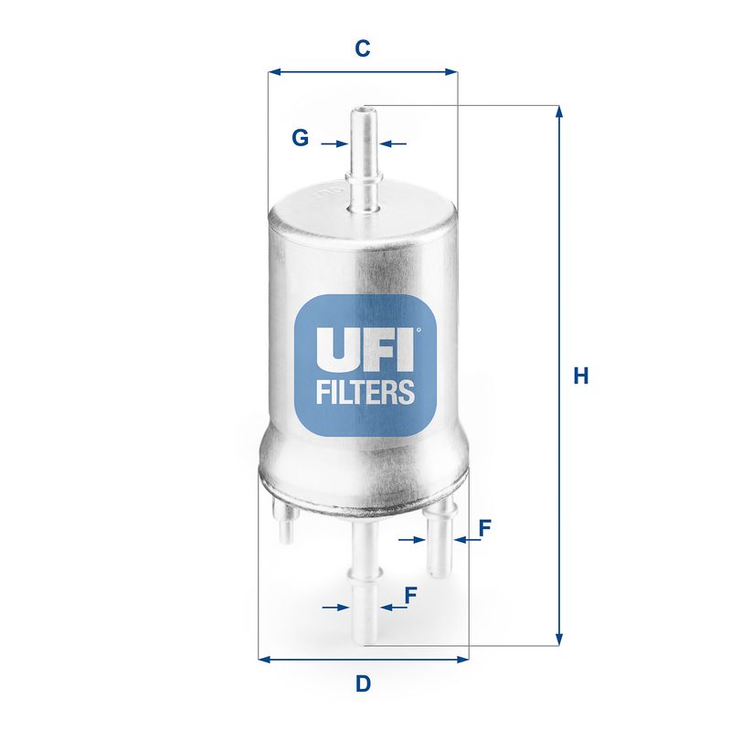 Kuro filtras UFI 31.832.00