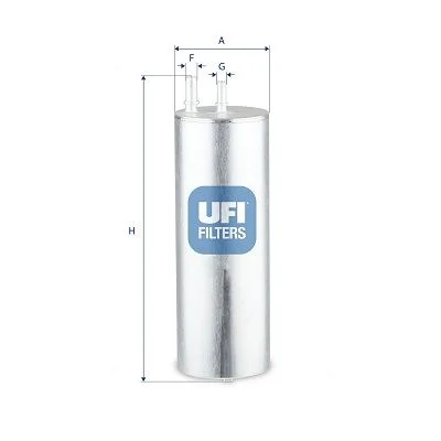 Kuro filtras UFI FILTRY 31.A39.00