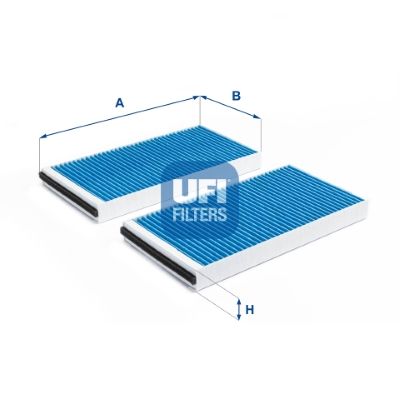 Filtras, salono oras UFI 34.127.00